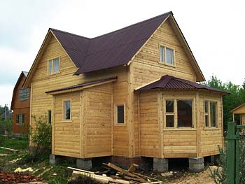 Каркасный деревянный дом