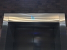 Портал лифта из нержавеющей стали с подсветкой